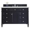 James Martin Vanities Brittany 48in Single Vanity, Victory Blue w/ 3 CM Ethereal Noctis Quartz Top 650-V48-VBL-3ENC - alternate 1
